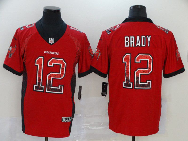 Men Tampa Bay Buccaneers #12 Brady Nike Drift Fashion Color Rush Limited NFL Jerseys